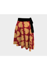 Autumn Leaves Wrap Skirt - Objet D'Art