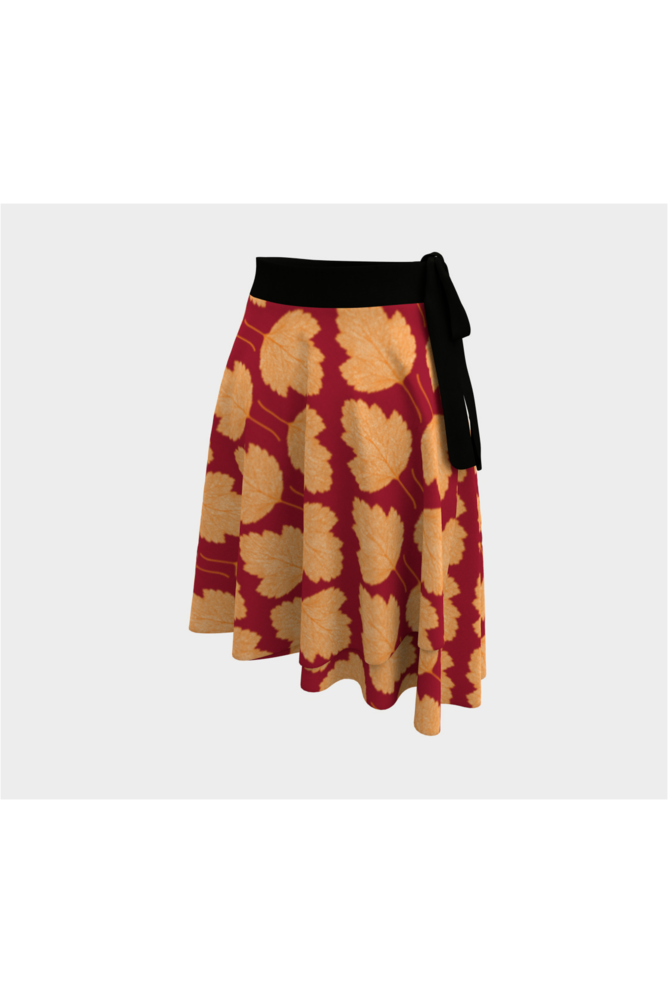 Autumn Leaves Wrap Skirt - Objet D'Art