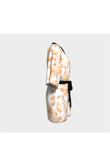Turmeric Floral Kimono Robe - Objet D'Art
