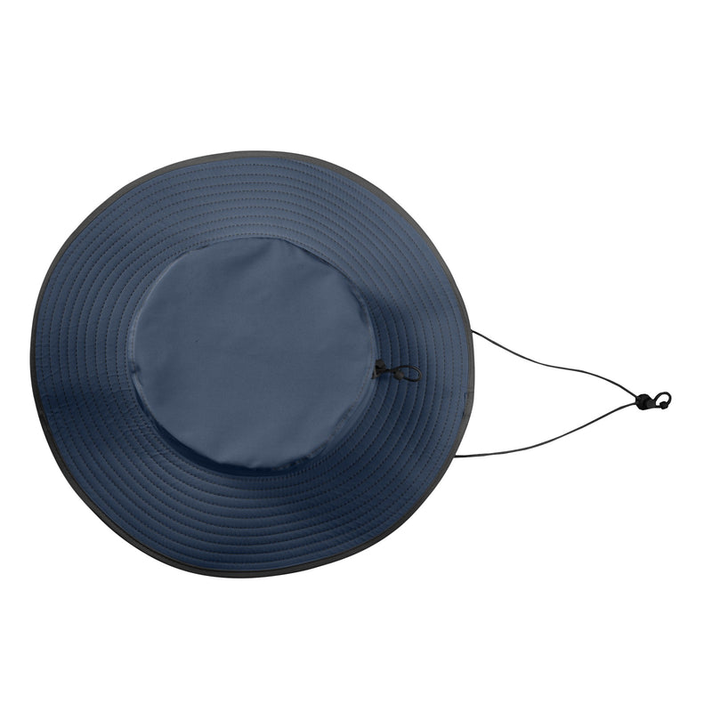 dark blue print 2 Wide Brim Bucket Hat - Objet D'Art