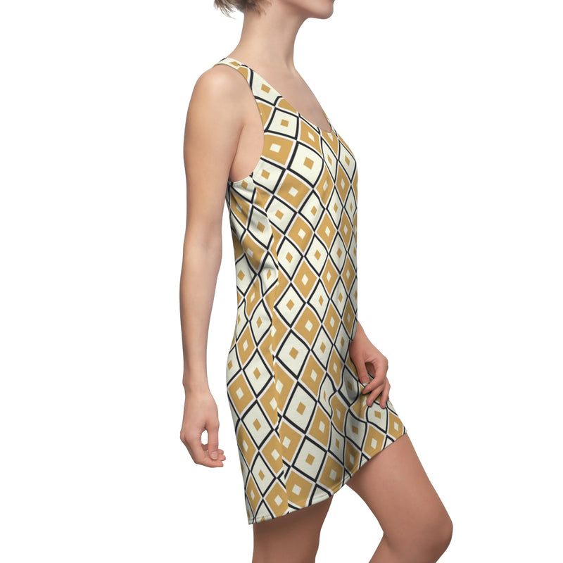 Diamond Life Women's Cut & Sew Racerback Dress - Objet D'Art