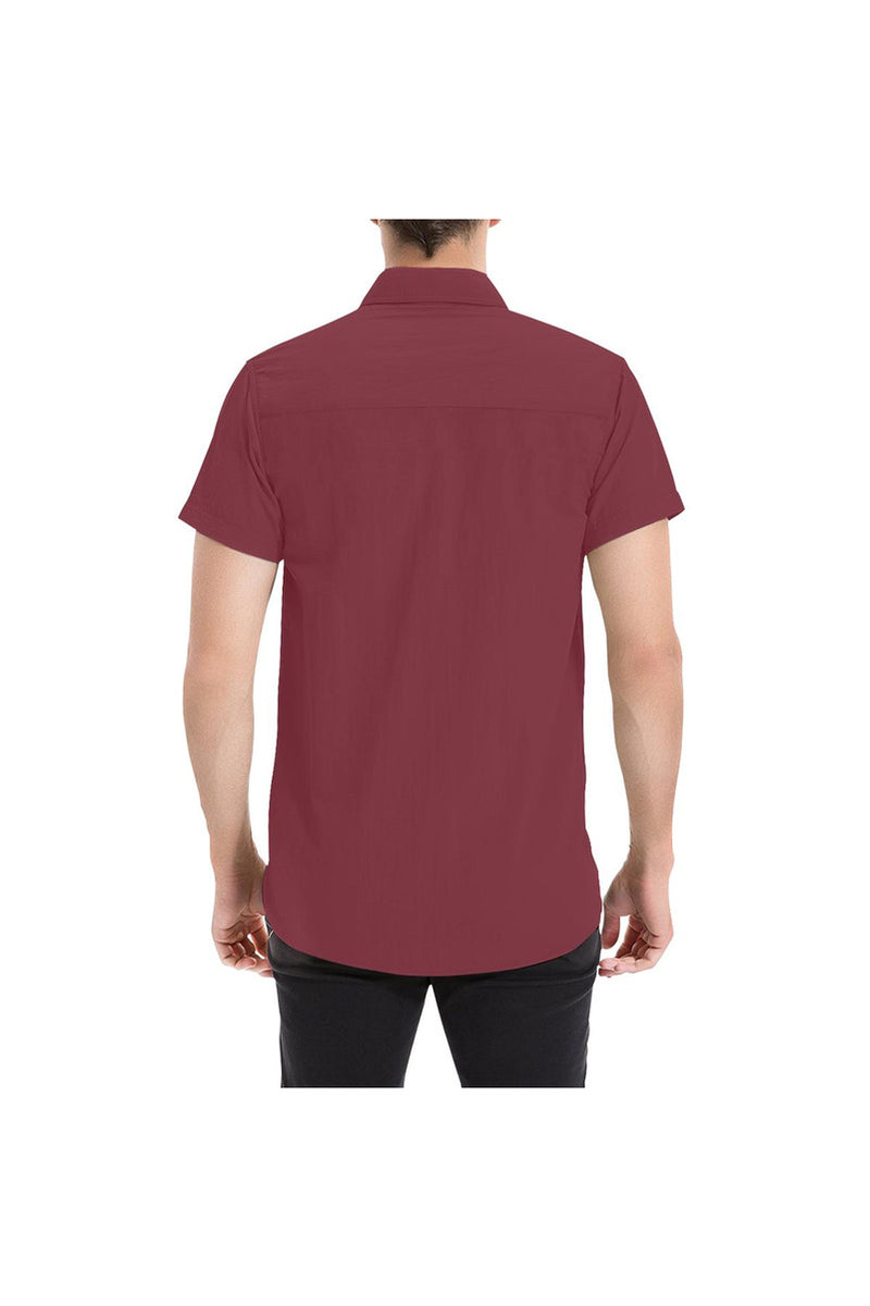 Sugar Almond Men's All Over Print Short Sleeve Shirt/Large Size (Model T53) - Objet D'Art