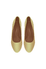 gold heel streak Women's High Heels (Model 044) - Objet D'Art