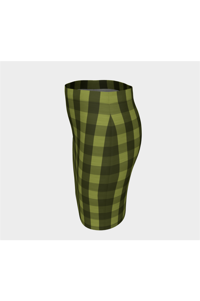 Pepper Stem Plaid Fitted Skirt - Objet D'Art
