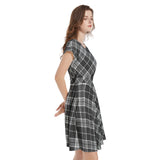 Short Sleeve  Casual A-Line Midi Dress - Objet D'Art