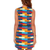 selfportraitshades Eos Women's Sleeveless Dress (Model D01) - Objet D'Art