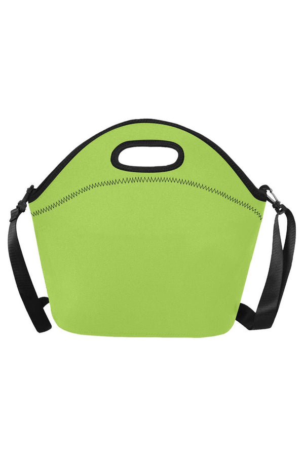 Lime Green Neoprene Lunch Bag/Large (Model 1669) - Objet D'Art