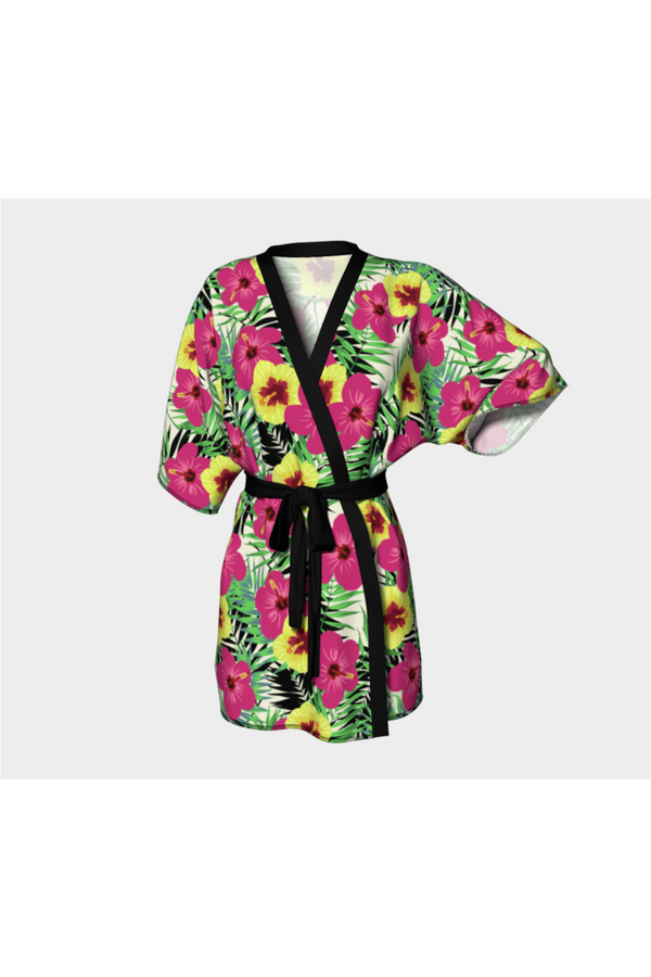 Floral Kimono Robe - Objet D'Art