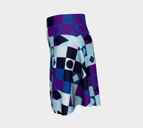 M Kemp Brand Flare Skirt - Objet D'Art