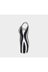 Vertical Stripes Bodycon Dress - Objet D'Art