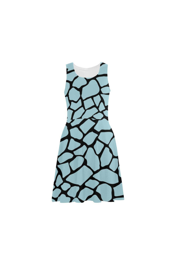 blue cracked Atalanta Sundress - Objet D'Art