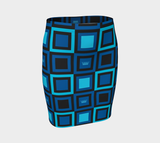 Chess Queen Fitted Skirt - Objet D'Art