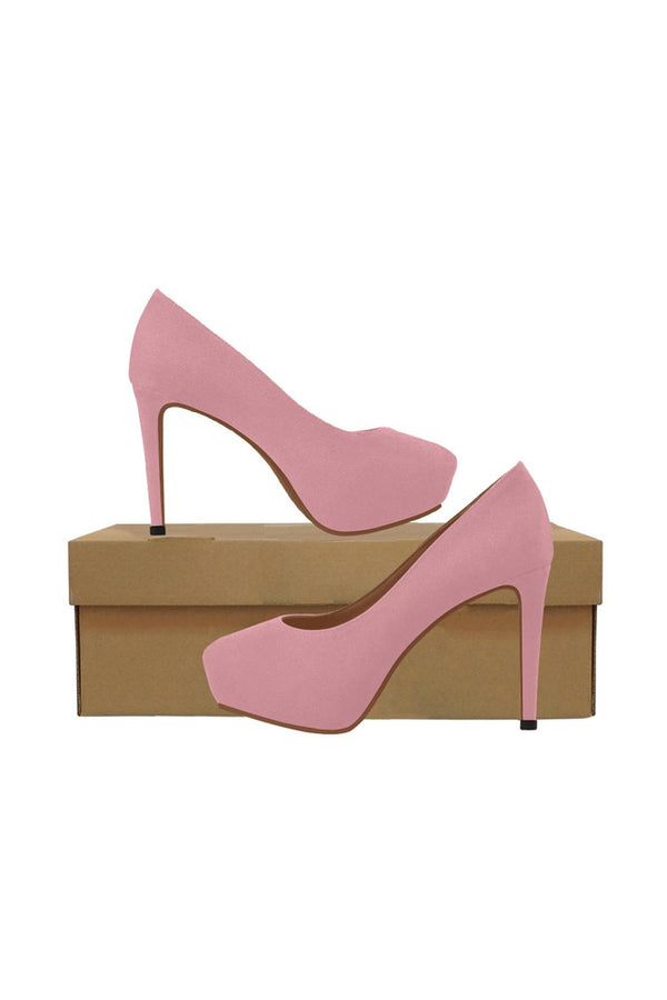 Powder Pink Women's High Heels - Objet D'Art