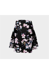 Pink Floral Midnight Flare Skirt - Objet D'Art