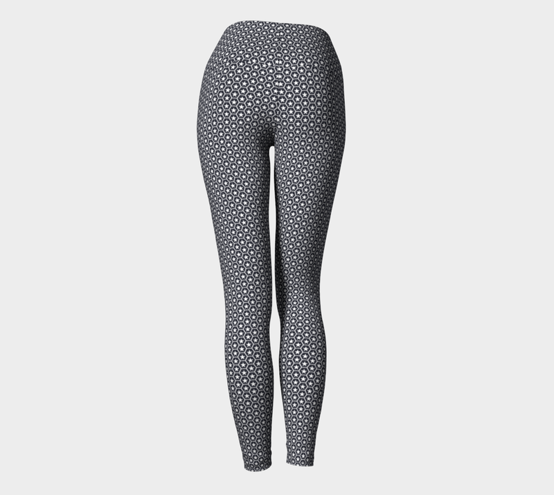 Honeycomb Star Yoga Leggings - Objet D'Art