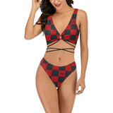 chess queen scarf 1 Cross String Bikini Set (Model S29) - Objet D'Art