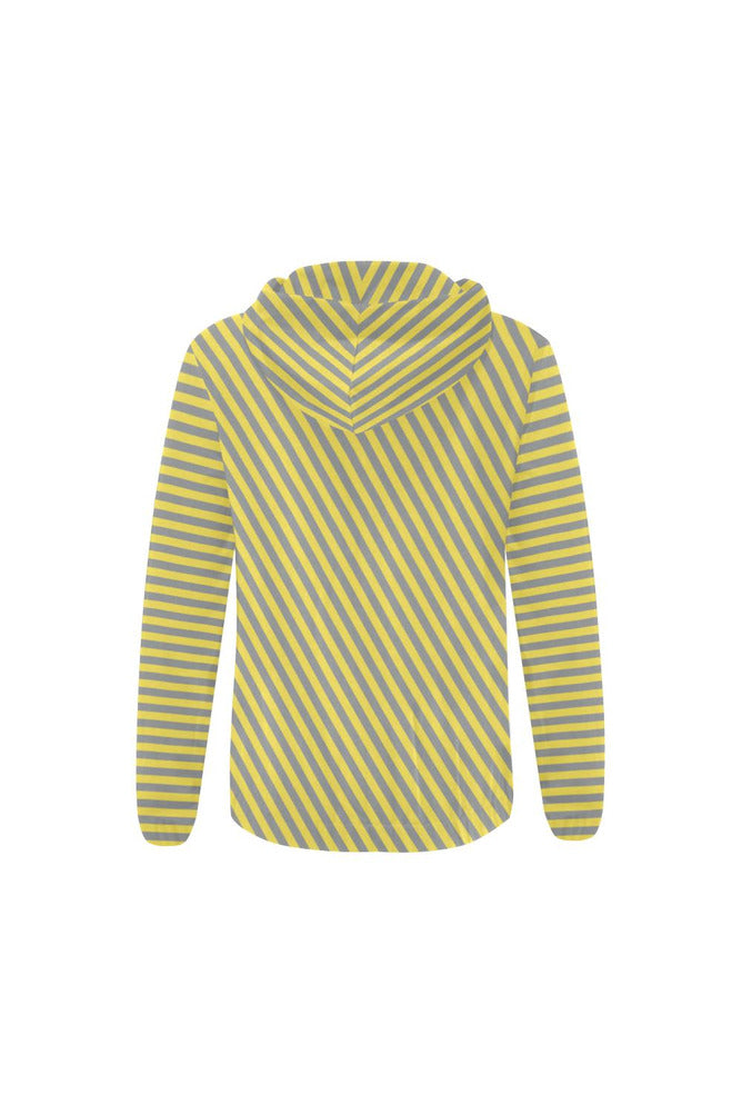 Striped Full Zip Hoodie for Women - Objet D'Art