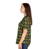 Women's Baseball Jersey (AOP) - Objet D'Art