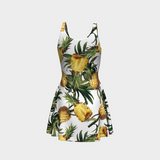 Pineapple Flare Dress - Objet D'Art