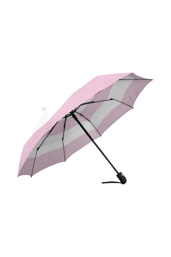 pink stripe umbrella Auto-Foldable Umbrella - Objet D'Art