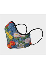 Flowers on Snakeskin Face Covering - Objet D'Art