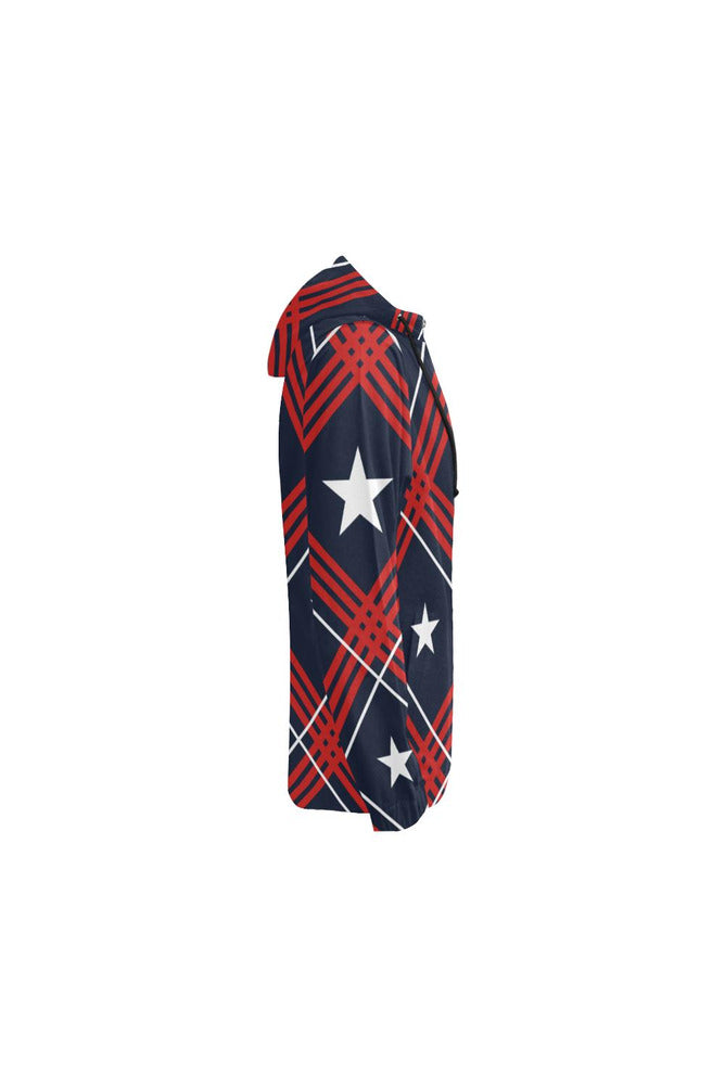 Americana Full Zip Hoodie for Women - Objet D'Art