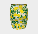 Lemon and Gingham Fitted Skirts - Objet D'Art
