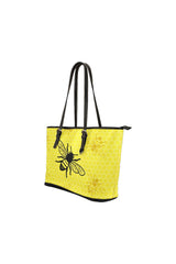 Honey Bee Carrying Leather Tote Bag/Small - Objet D'Art