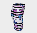 Vague de Papillons Fitted Skirt - Objet D'Art