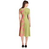 Puff Sleeve Button Through Dress - Objet D'Art