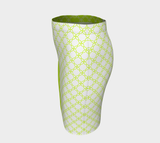 Neon Green Petal Fitted Skrit - Objet D'Art
