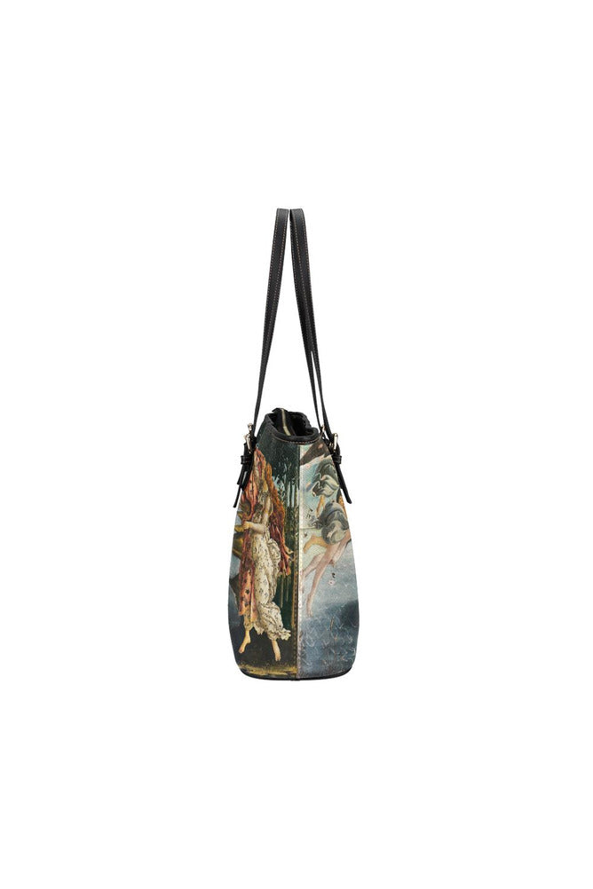 Birth of Venus Leather Tote Bag/Small - Objet D'Art
