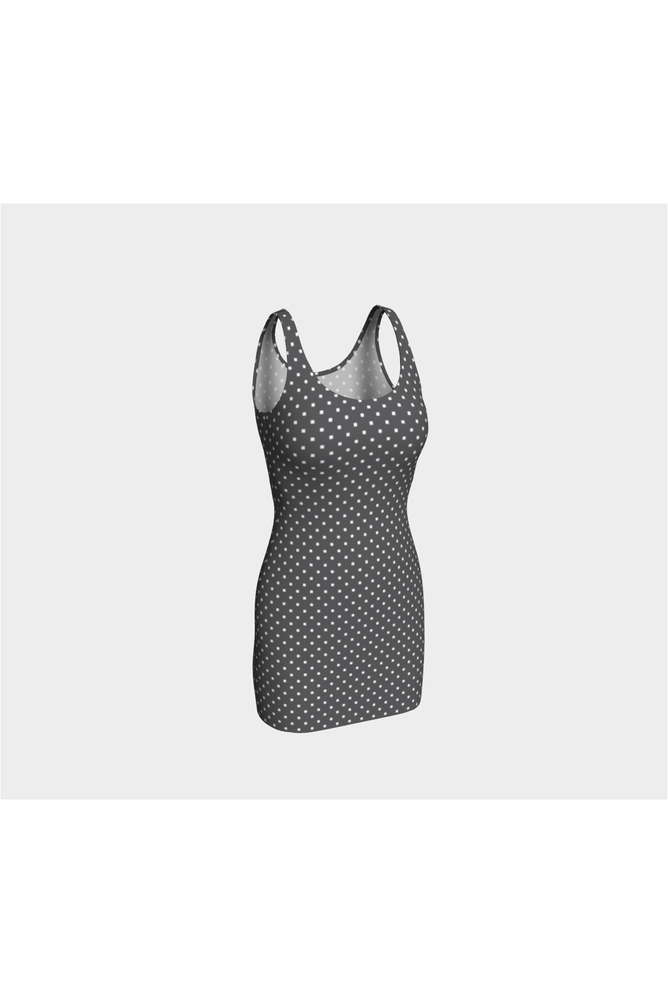 Polka Dash Bodycon Dress - Objet D'Art