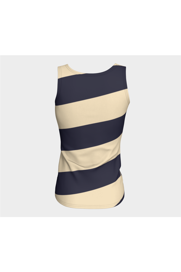 Twilight Stripe Fitted Tank Top - Objet D'Art
