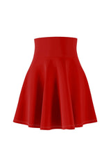 Pan African Red Women's Skater Skirt - Objet D'Art