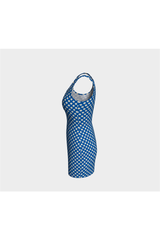 Daisy Blue Bodycon Dress - Objet D'Art
