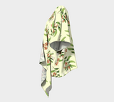 Earth Tone Floral Draped Kimono - Objet D'Art