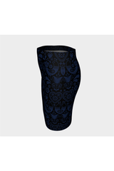 Danish Night Bird Fitted Skirt - Objet D'Art