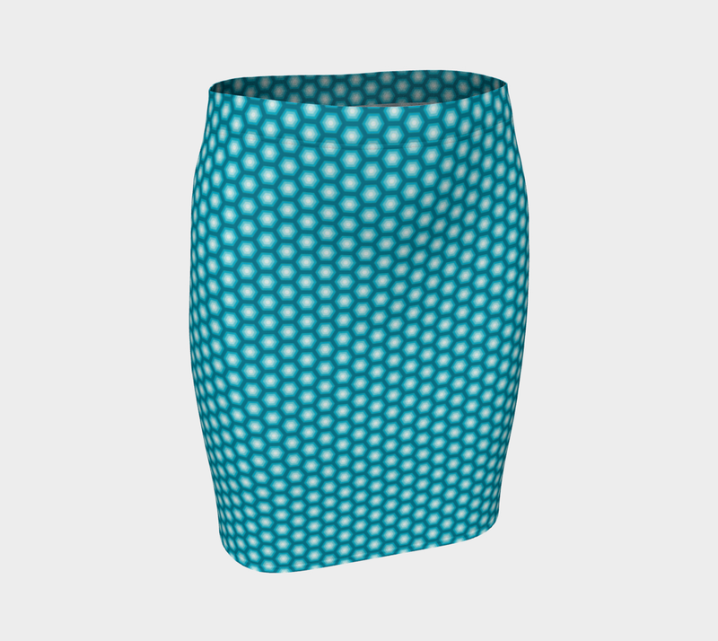 Hexa Sexy Fitted Skirt - Objet D'Art