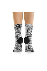 Asian Koi Print Socks - Objet D'Art