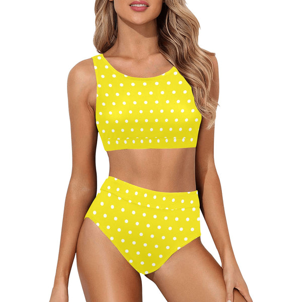 cheribum green Crop Top Bikini Set (Model S21) - Objet D'Art