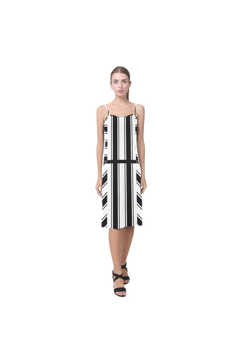 Biased Striped Alcestis Slip Dress (Model D05) - Objet D'Art