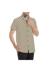 CLR -IN - USA Men's All Over Print Short Sleeve Shirt (Model T53) - Objet D'Art