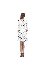 PKD 1 D20 -SLEEVE Tethys Half-Sleeve Skater Dress(Model D20) - Objet D'Art