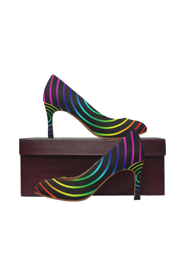 Rainbow Women's High Heels - Objet D'Art