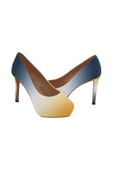 Gold Gradient Women's High Heels - Objet D'Art