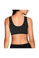 Leopard Dark Sports Bra - Objet D'Art