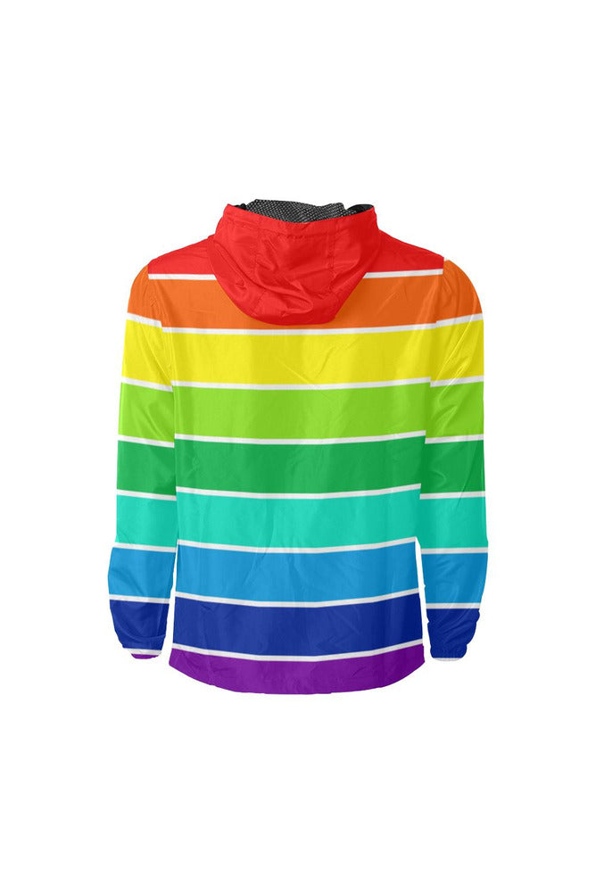 Rainbow Bright Artsadd All Over Print Windbreaker for Unisex (Model H23) - Objet D'Art