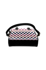 Very Berry Checkered Shoulder Handbag (Model 1634) - Objet D'Art