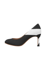 White Stripe Women's High Heels - Objet D'Art